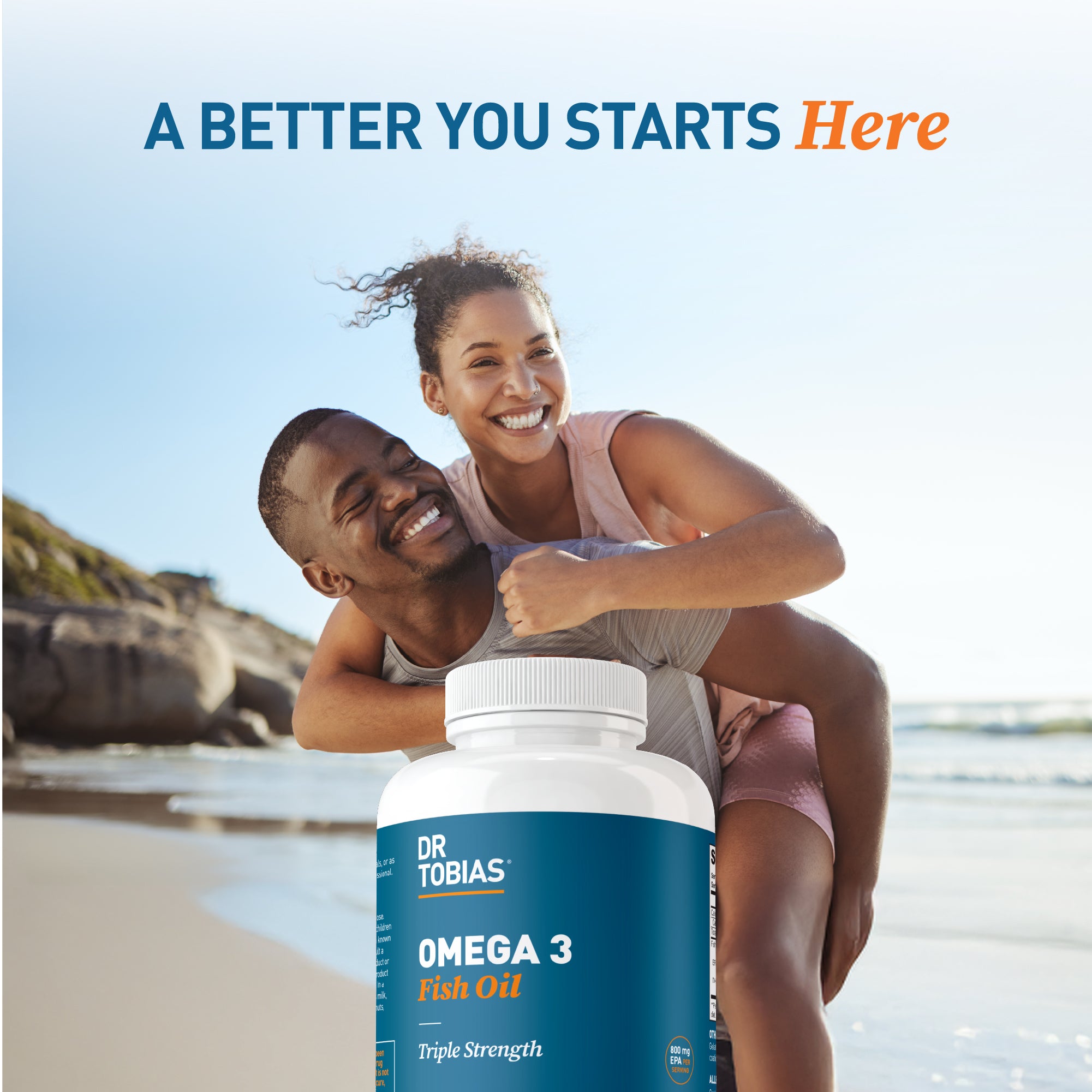 Dr. Tobias Omega 3 Fish Oil – Triple Strength Dietary Nutritional Supplement