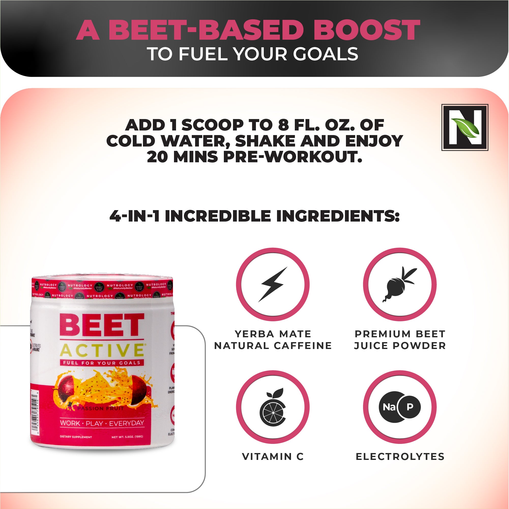 BEET ACTIVE® - Vegan Energy Drink with Beet Root