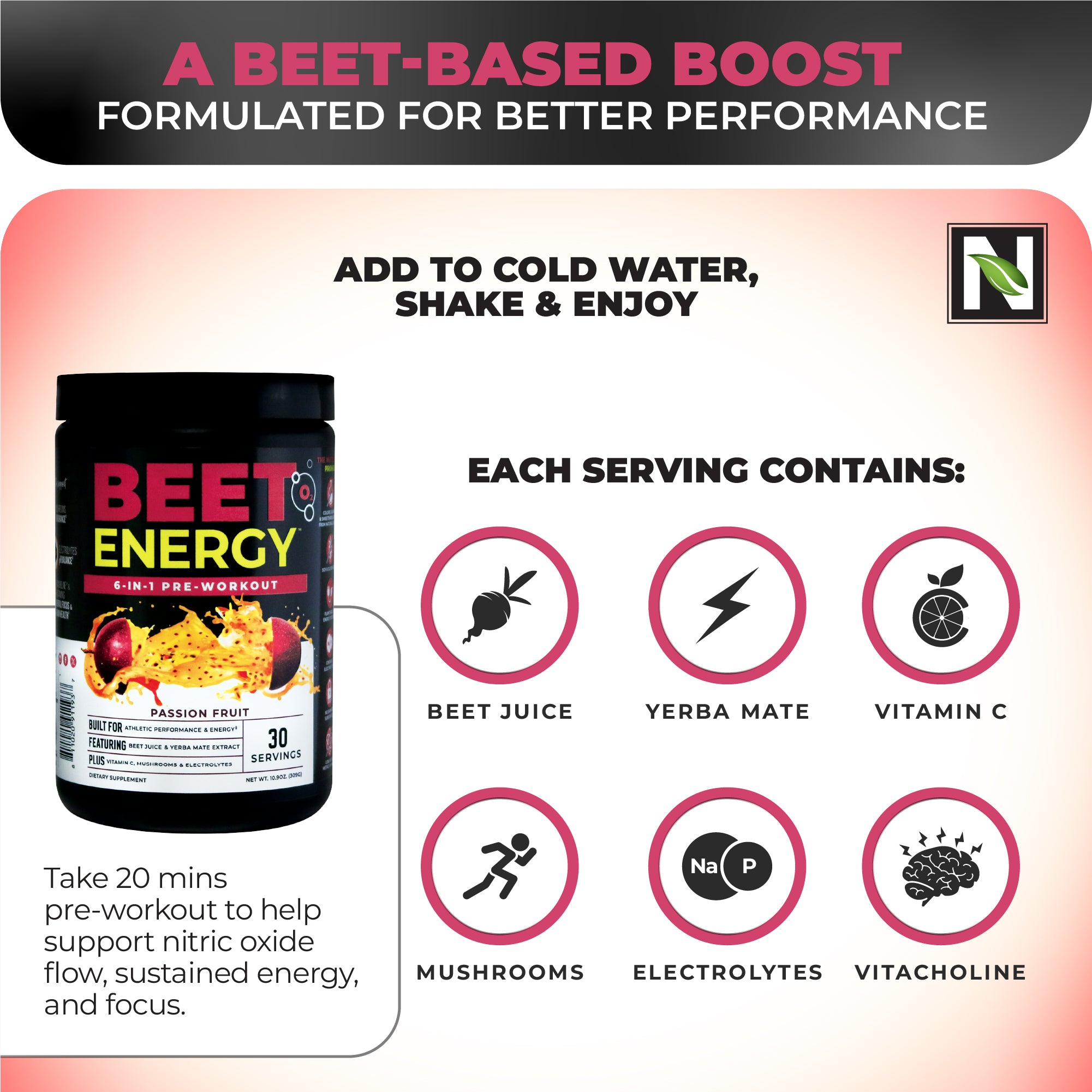 Beet Energy™ - Vegan Pre-Workout