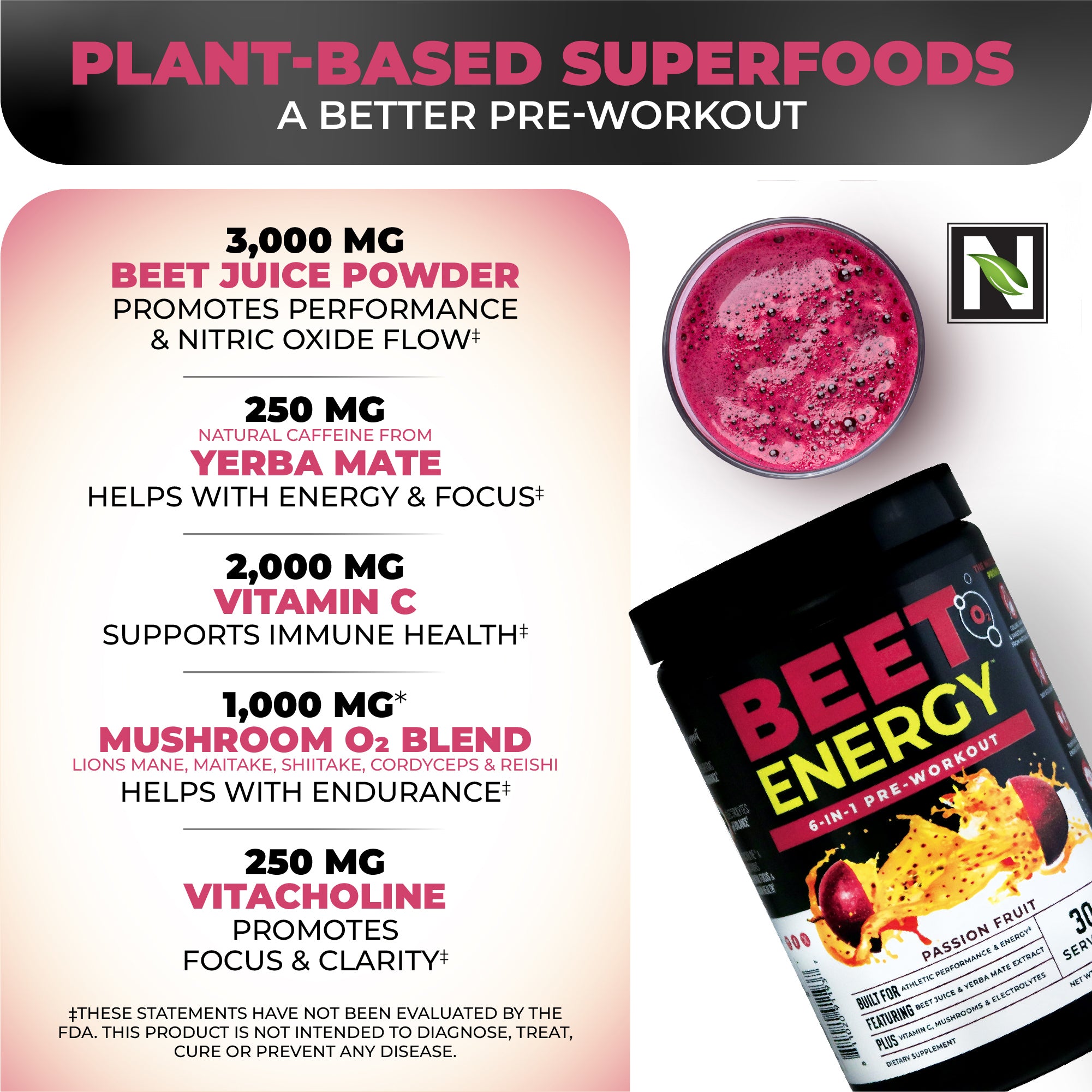 Beet Energy™ - Vegan Pre-Workout