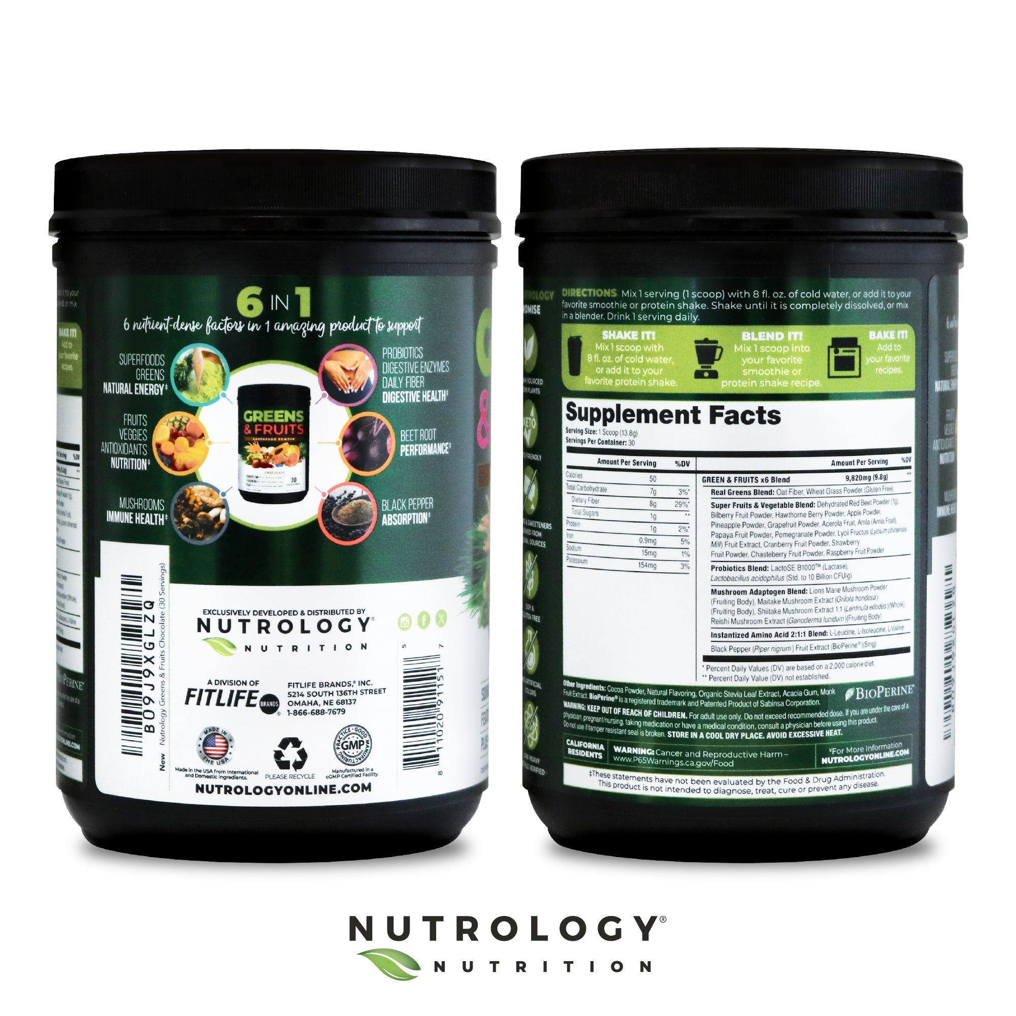 GREENS & FRUITS - Natural Superfood Powder