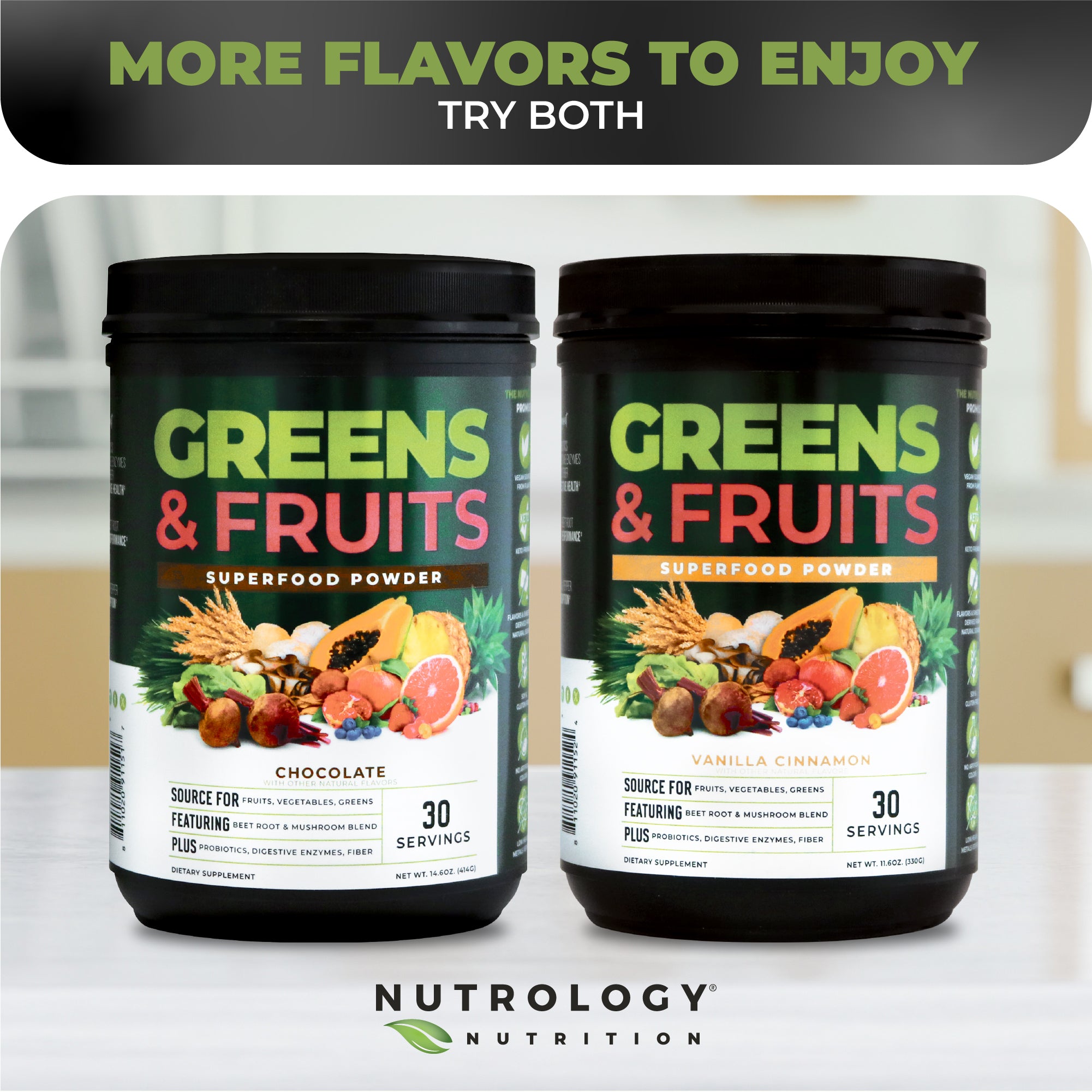 GREENS & FRUITS - Natural Superfood Powder