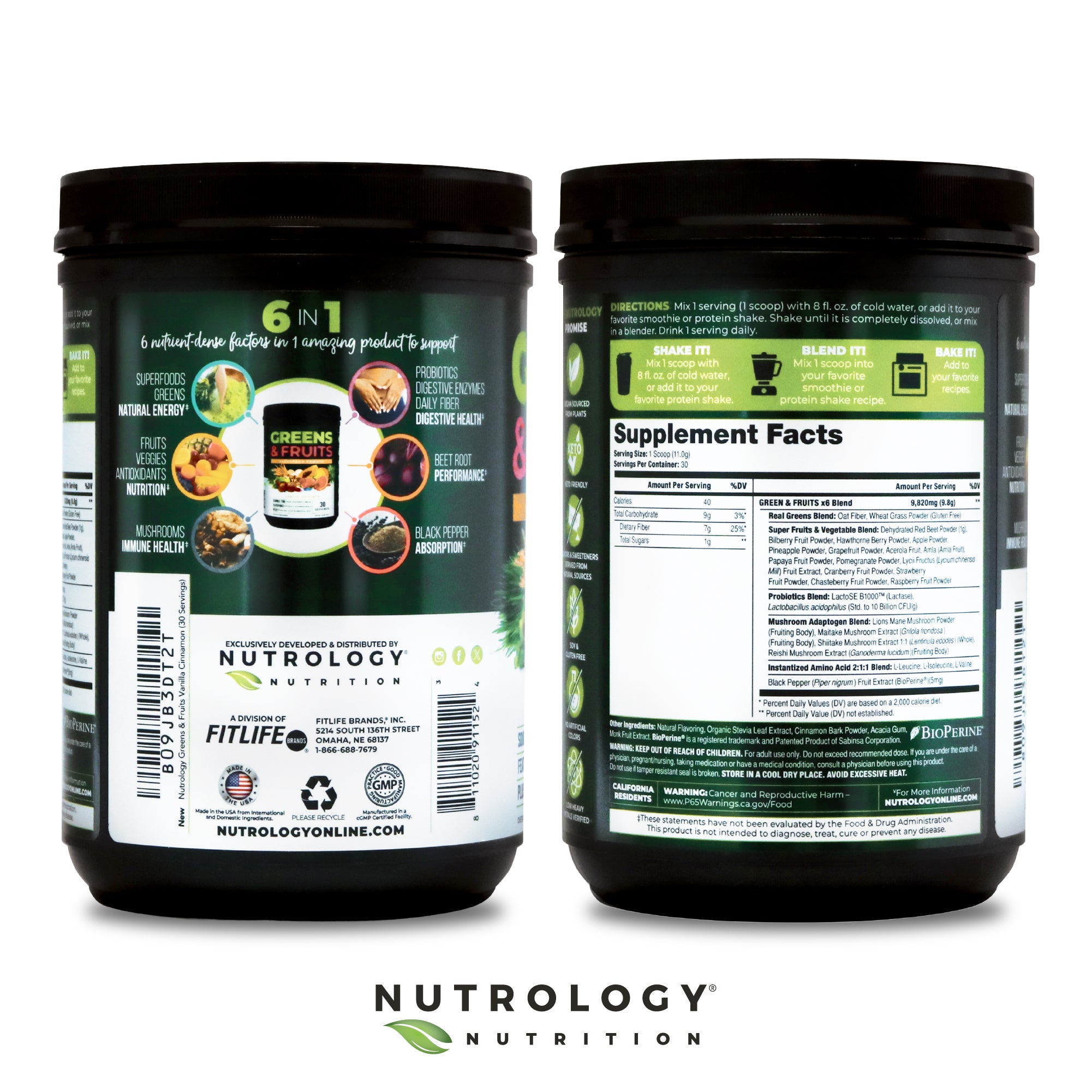 GREENS & FRUITS - Natural Superfood Powder