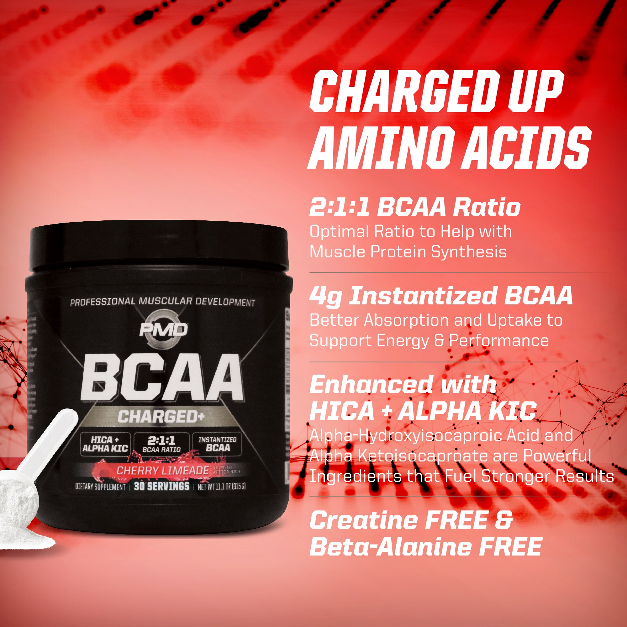 BCAA Charged Delicious Amino Acid Drink Mix