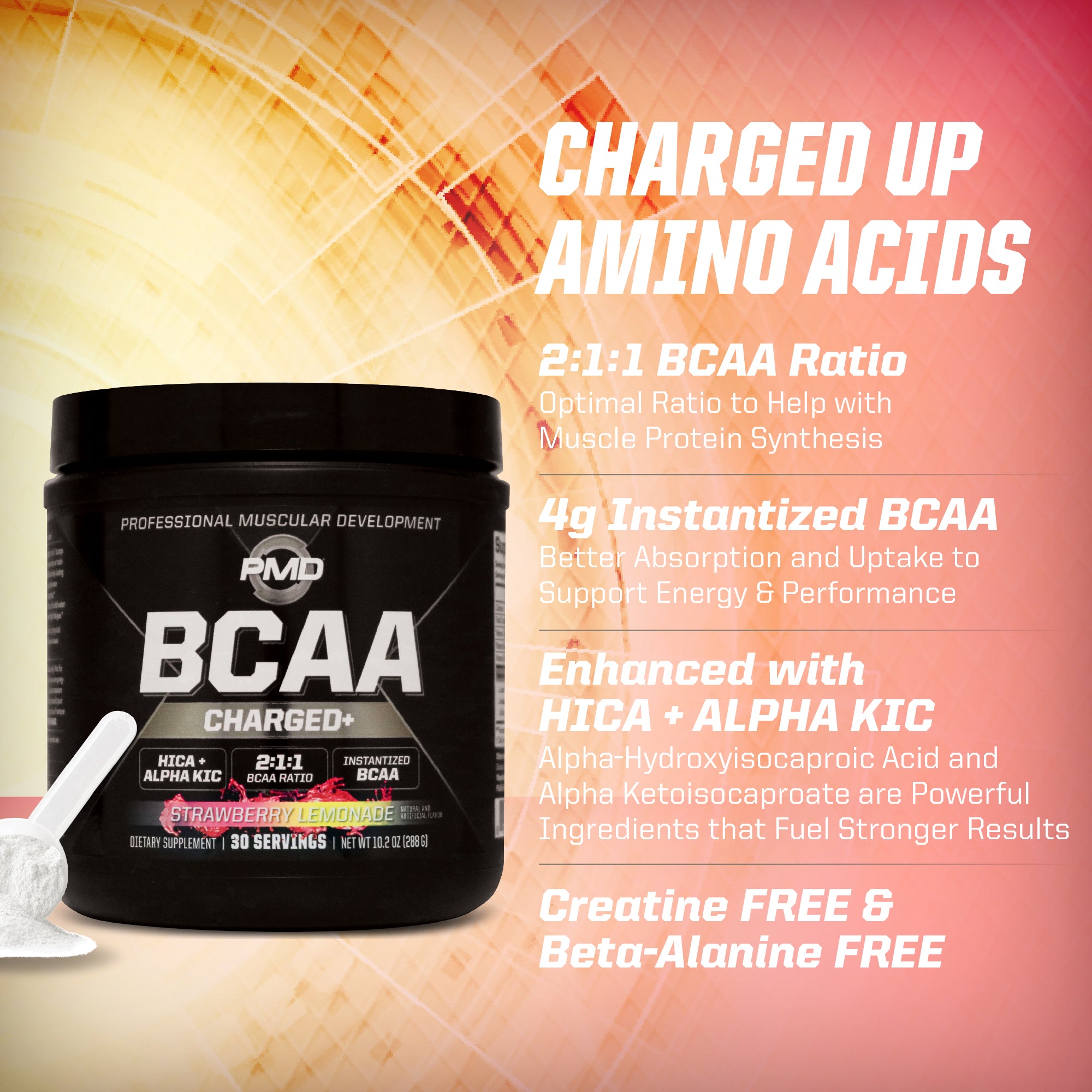 BCAA Charged Delicious Amino Acid Drink Mix
