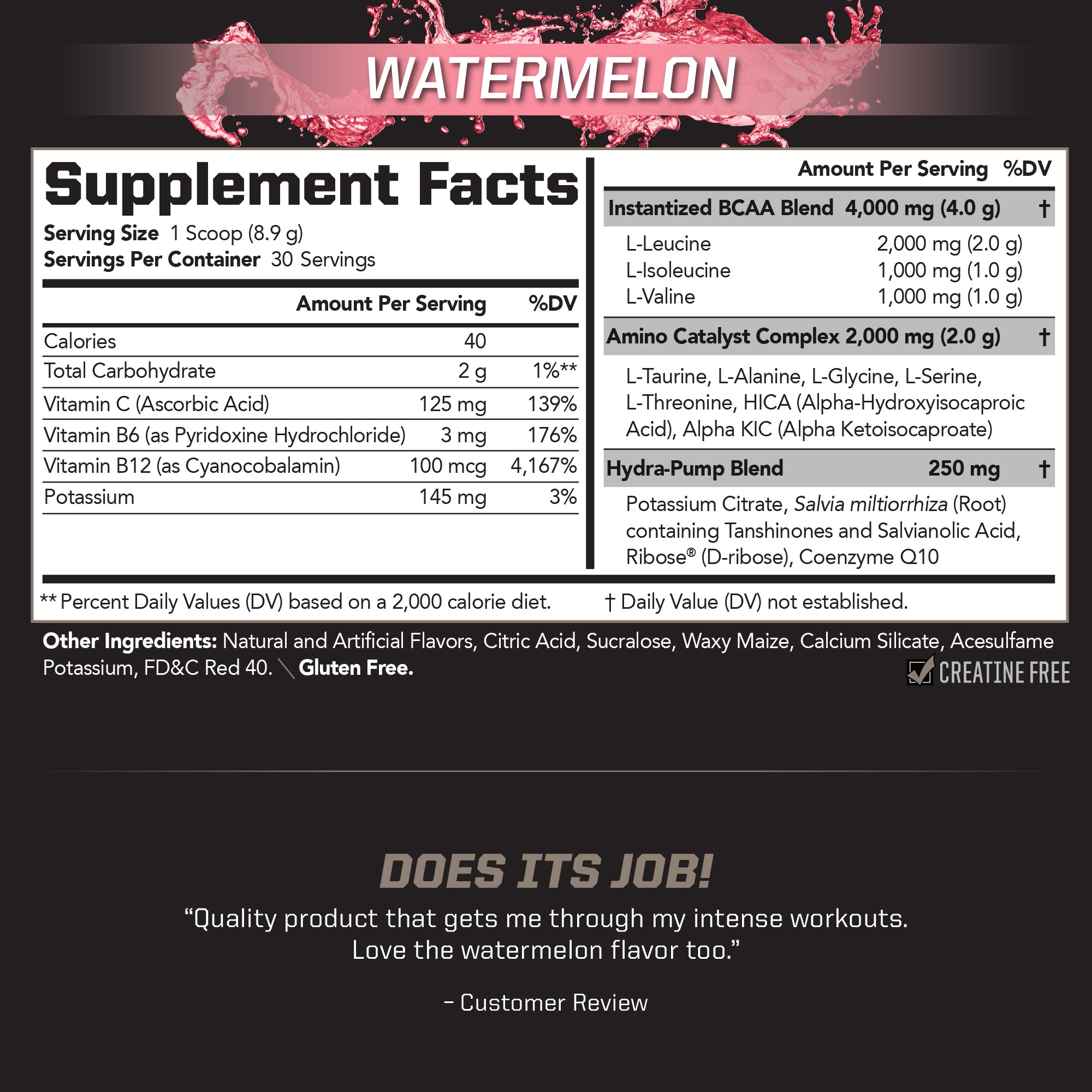 BCAA Stim-Free Delicious Amino Acid Drink