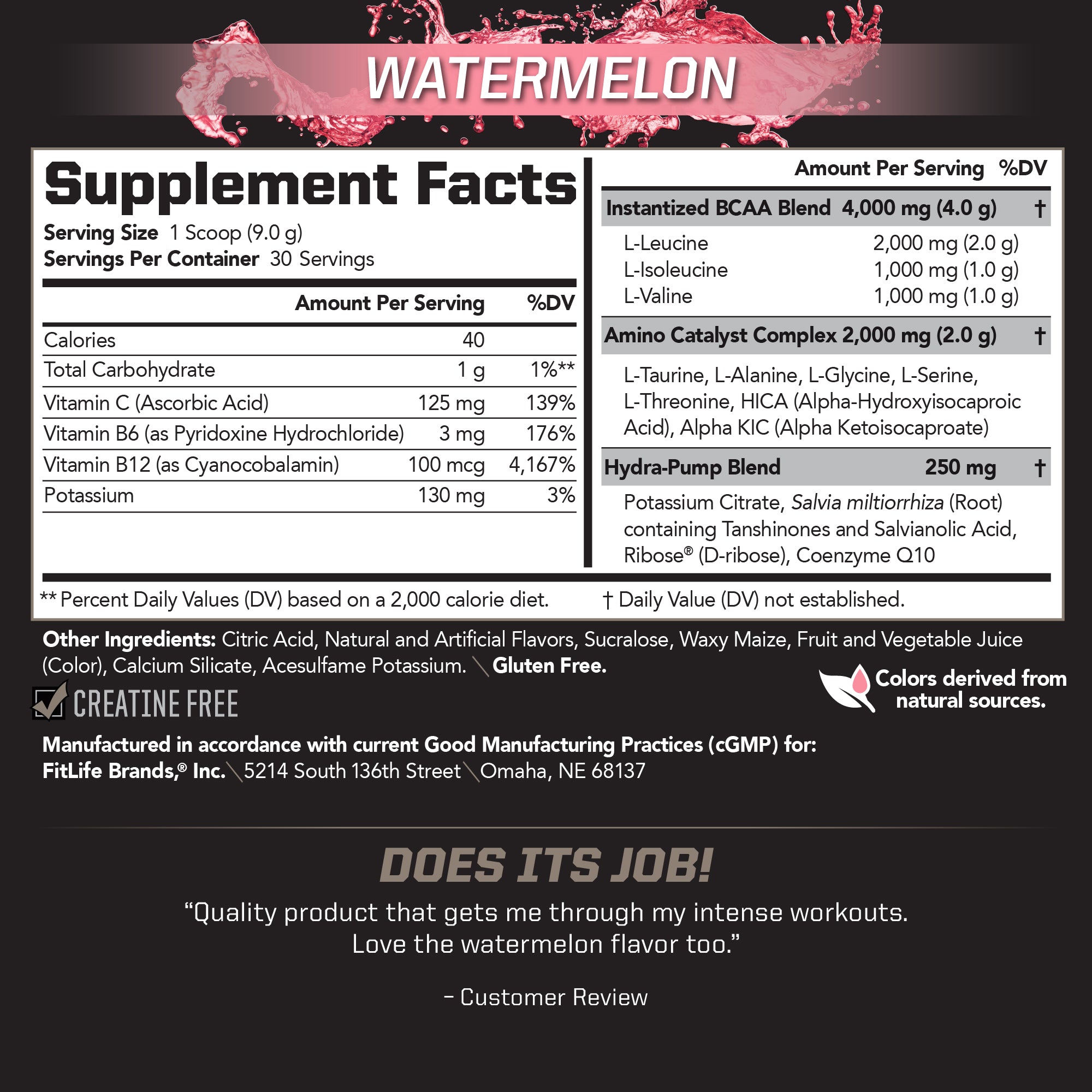 BCAA Stim Free