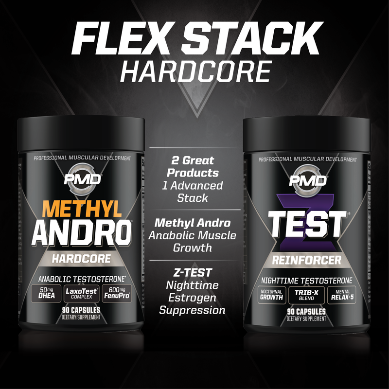 FLEX Stack® HARDCORE 24-Hour Healthy Testosterone Stack