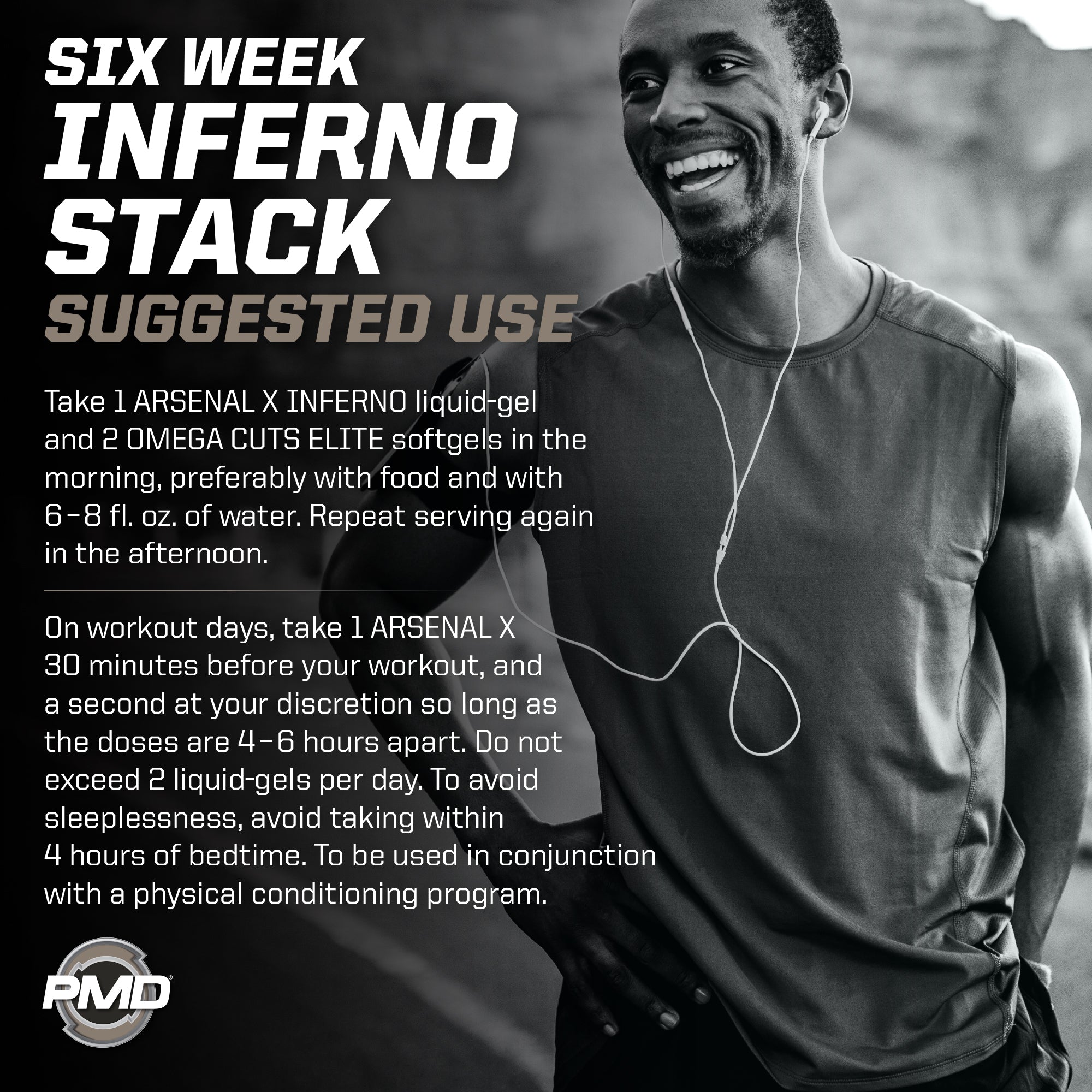 Six Week Inferno Stack - Maximum Strength Fat Burner and CLA