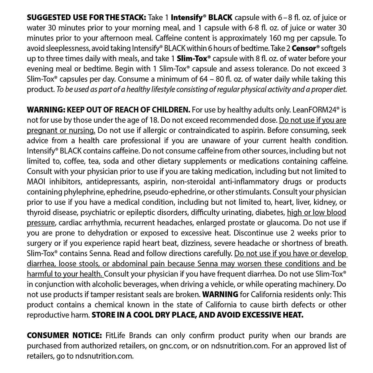 LeanFORM24® Complete 24-Hour Weight Loss System