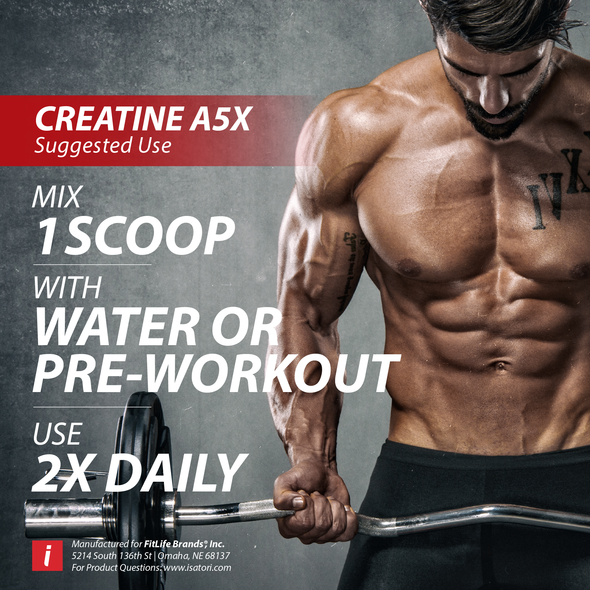 CREATINE A5X™ Advanced 5-Phase Creatine Powder