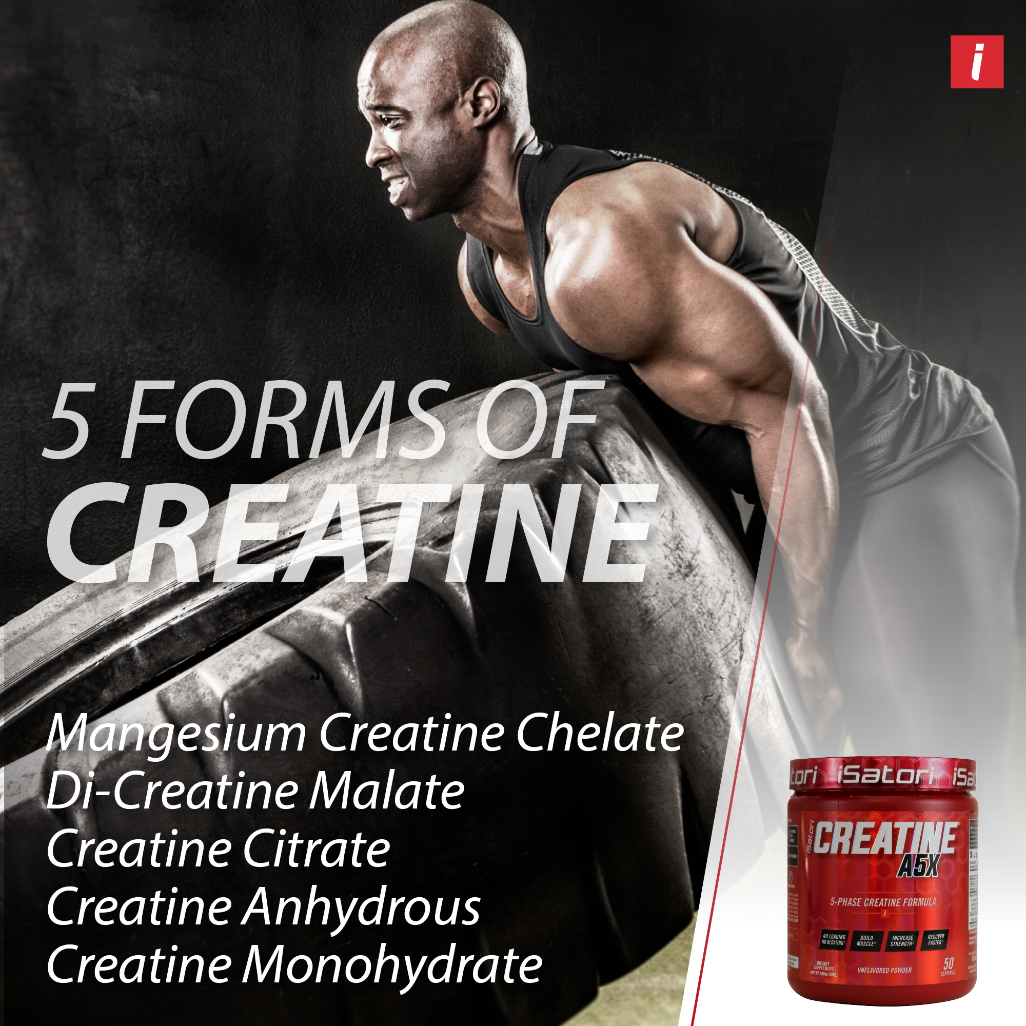 CREATINE A5X™ Advanced 5-Phase Creatine Powder