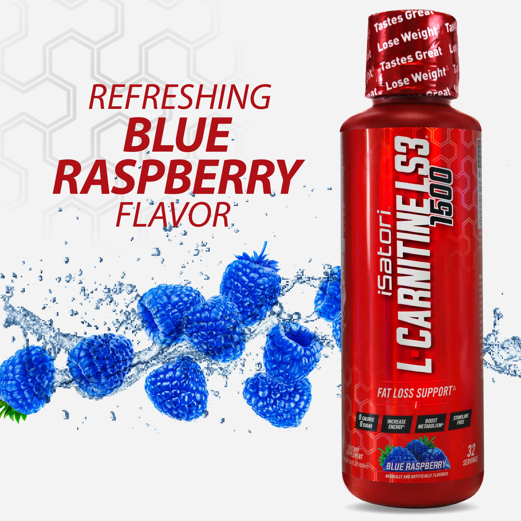 L Carnitine LS3™ 1500 Concentrated Liquid Fat Burner And Metabolism Activator