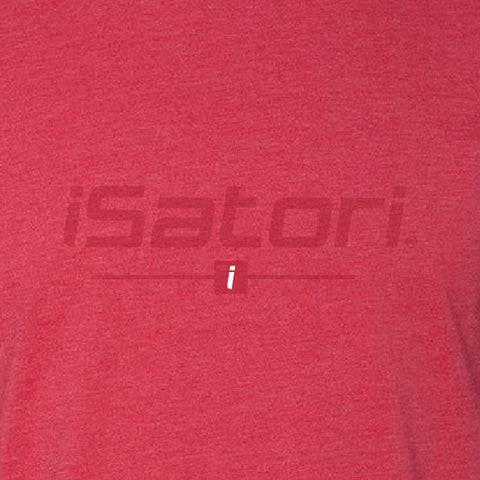 Red iSatori Logo Workout T-Shirt - Join the Iron Warrior Community