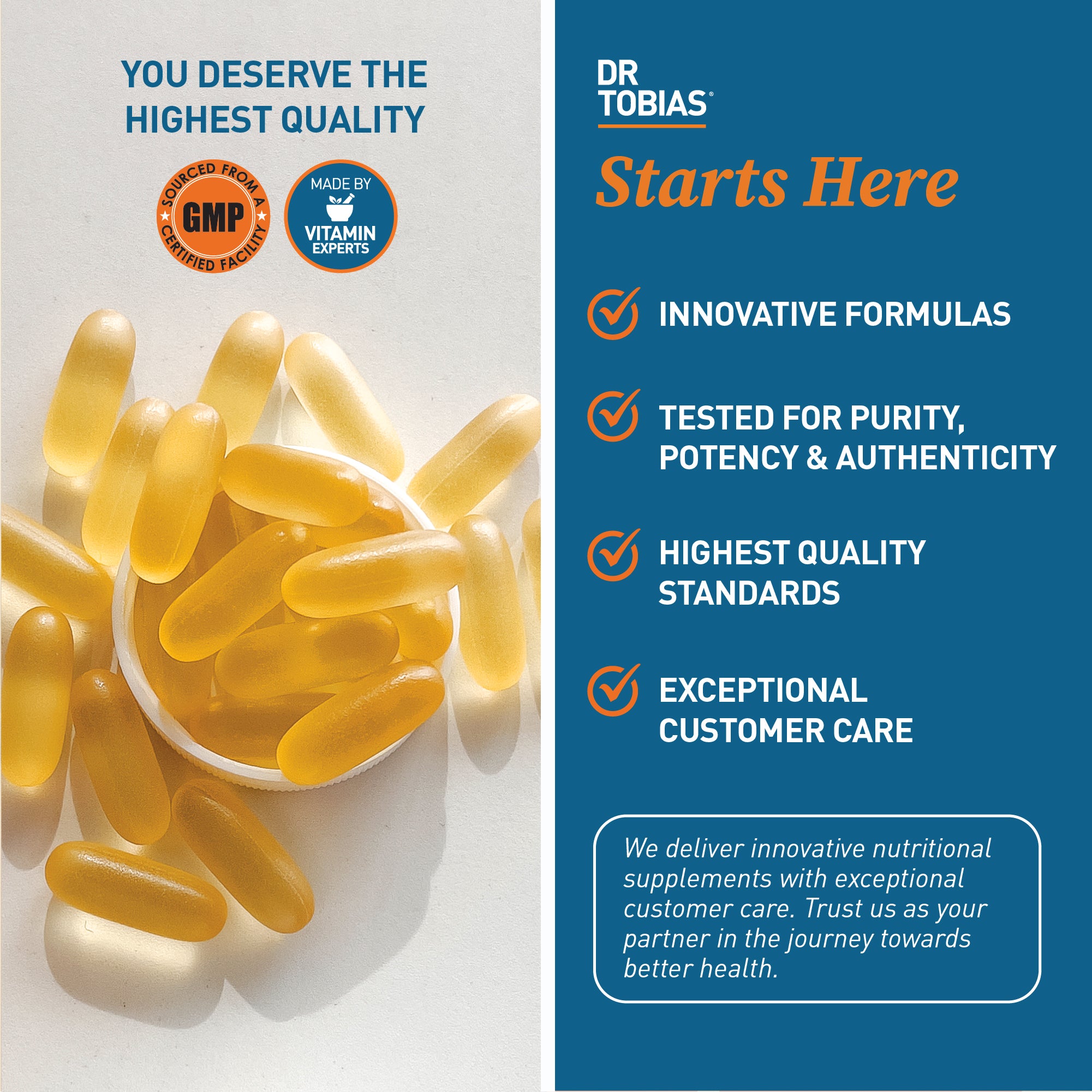 Dr. Tobias Omega 3 Fish Oil – Triple Strength Dietary Nutritional Supplement