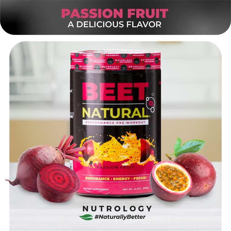 BEET NATURAL® O₂ Pre Workout - Passion Fruit Flavor