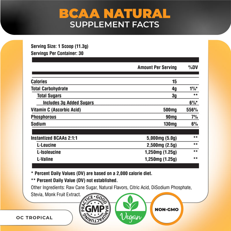 BCAA Natural - Plant Sourced Amino Drink