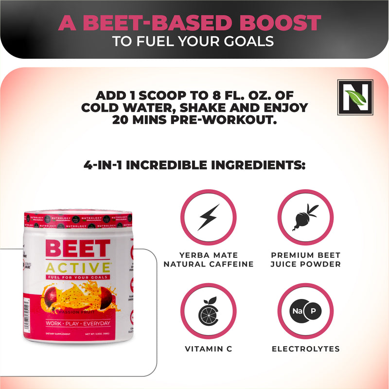 BEET ACTIVE® - Vegan Energy Drink with Beet Root