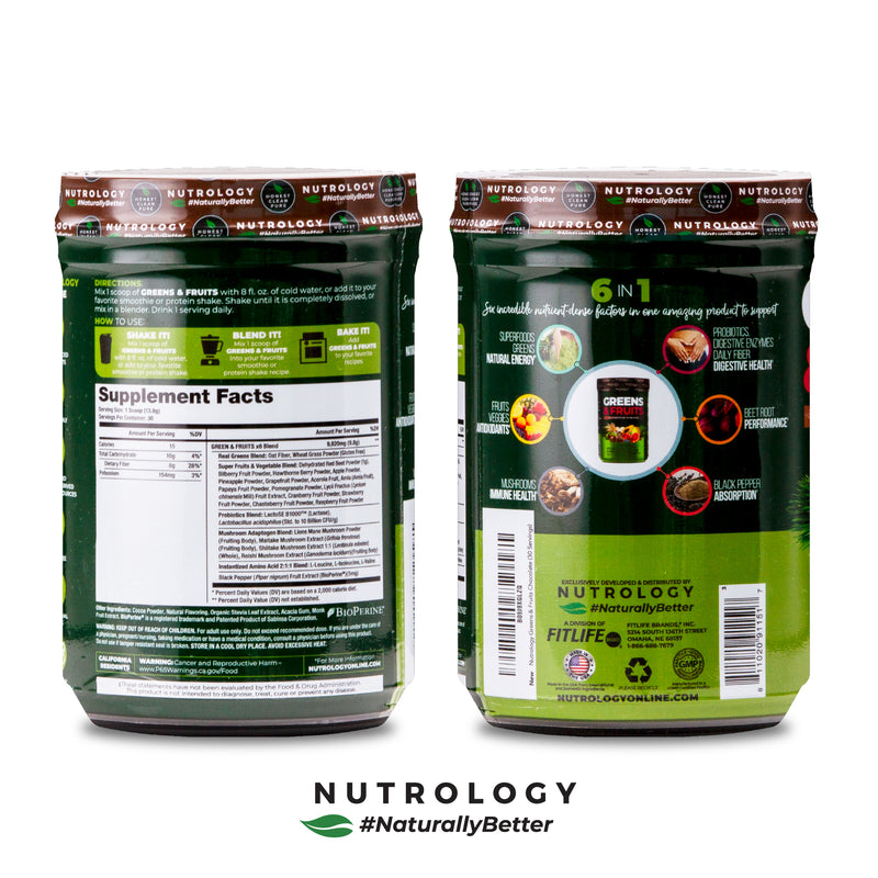 GREENS & FRUITS - Natural Superfood Powder