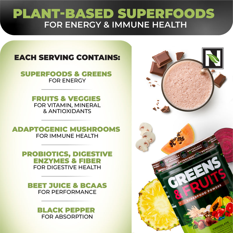 GREENS & FRUITS - Natural Superfood Powder