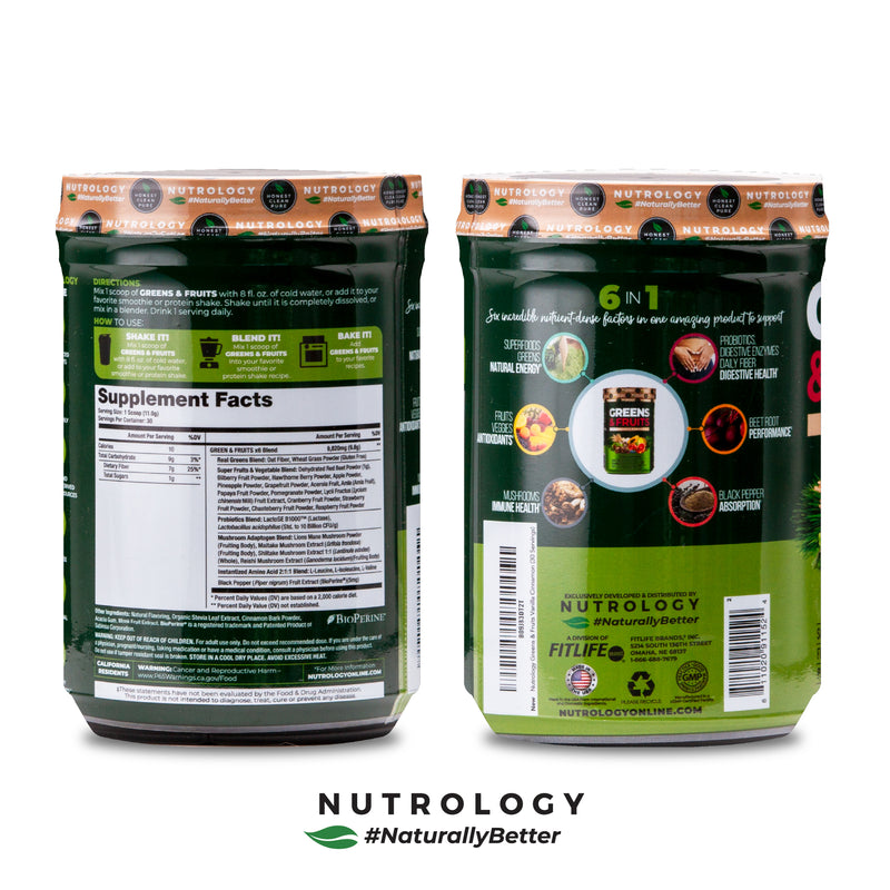 GREENS & FRUITS - Natural Superfood Powder