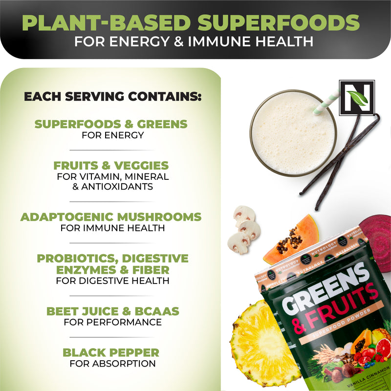 GREENS & FRUITS - Natural Superfood Powder