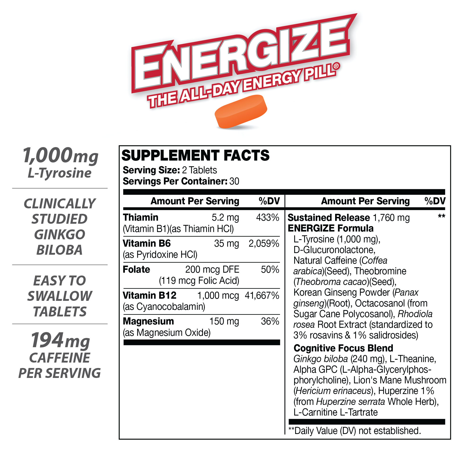 ENERGIZE™ Brain & Focus