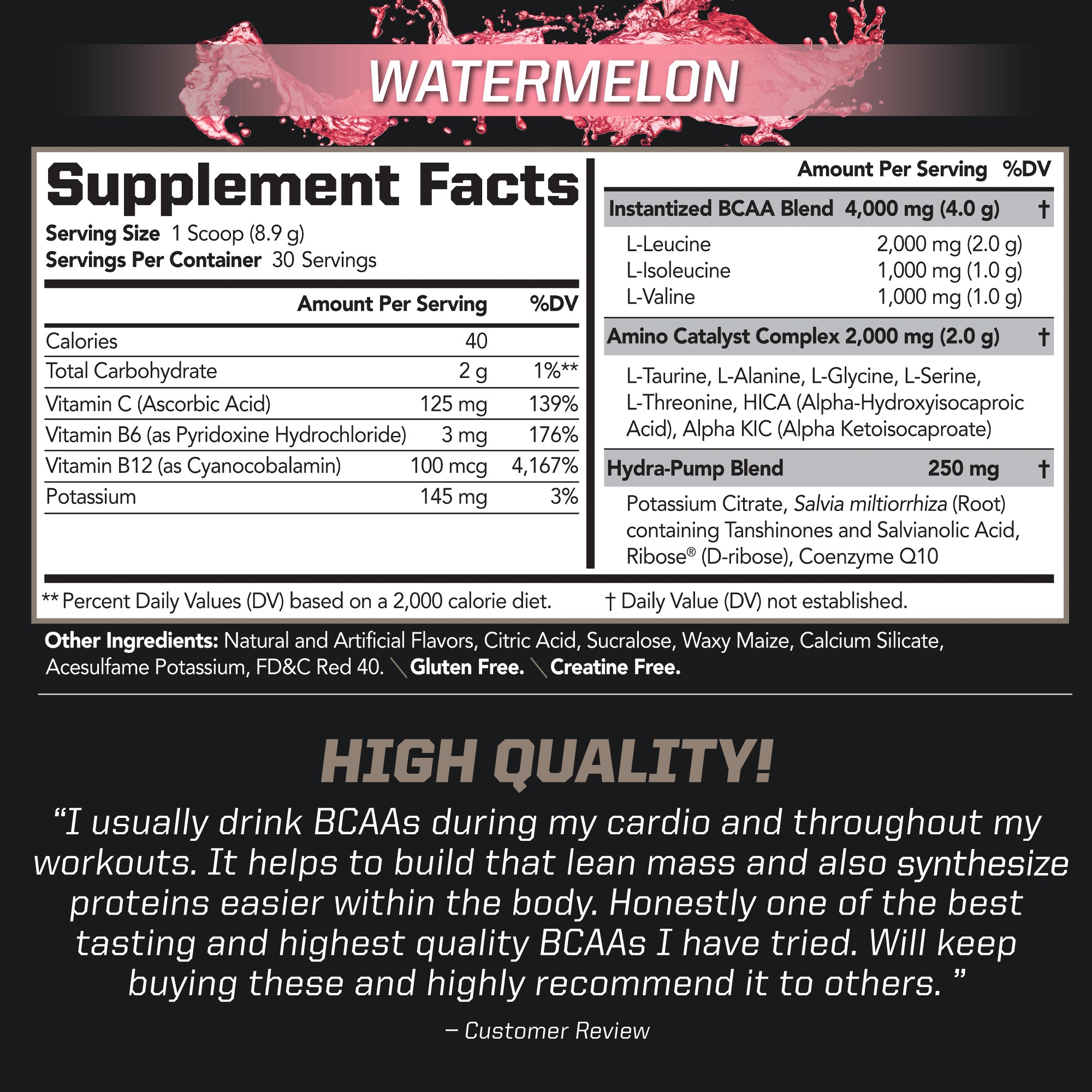 BCAA Stim-Free Delicious Amino Acid Drink