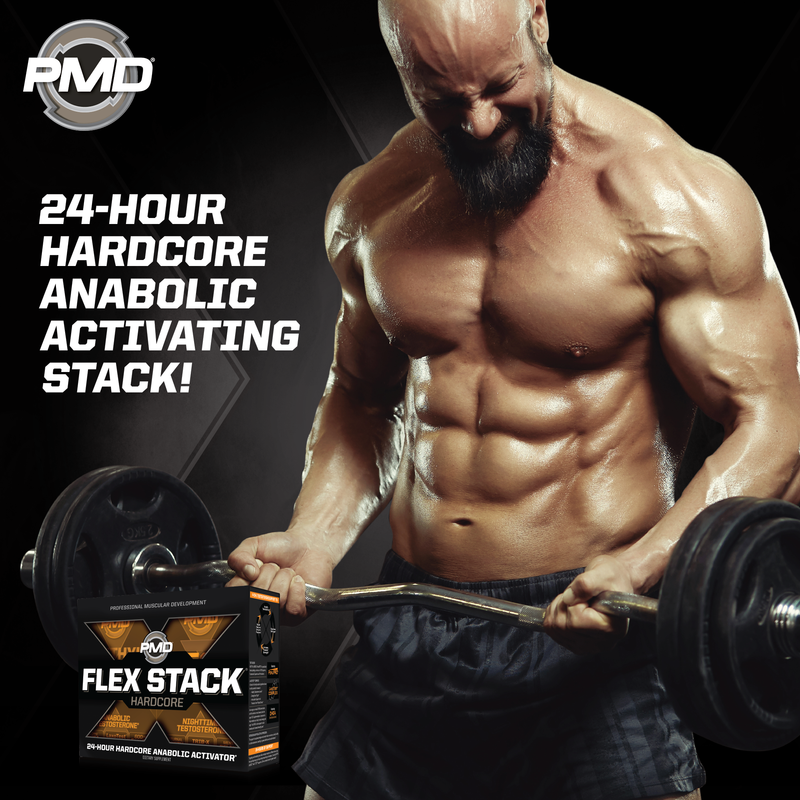 FLEX Stack® HARDCORE 24-Hour Healthy Testosterone Stack