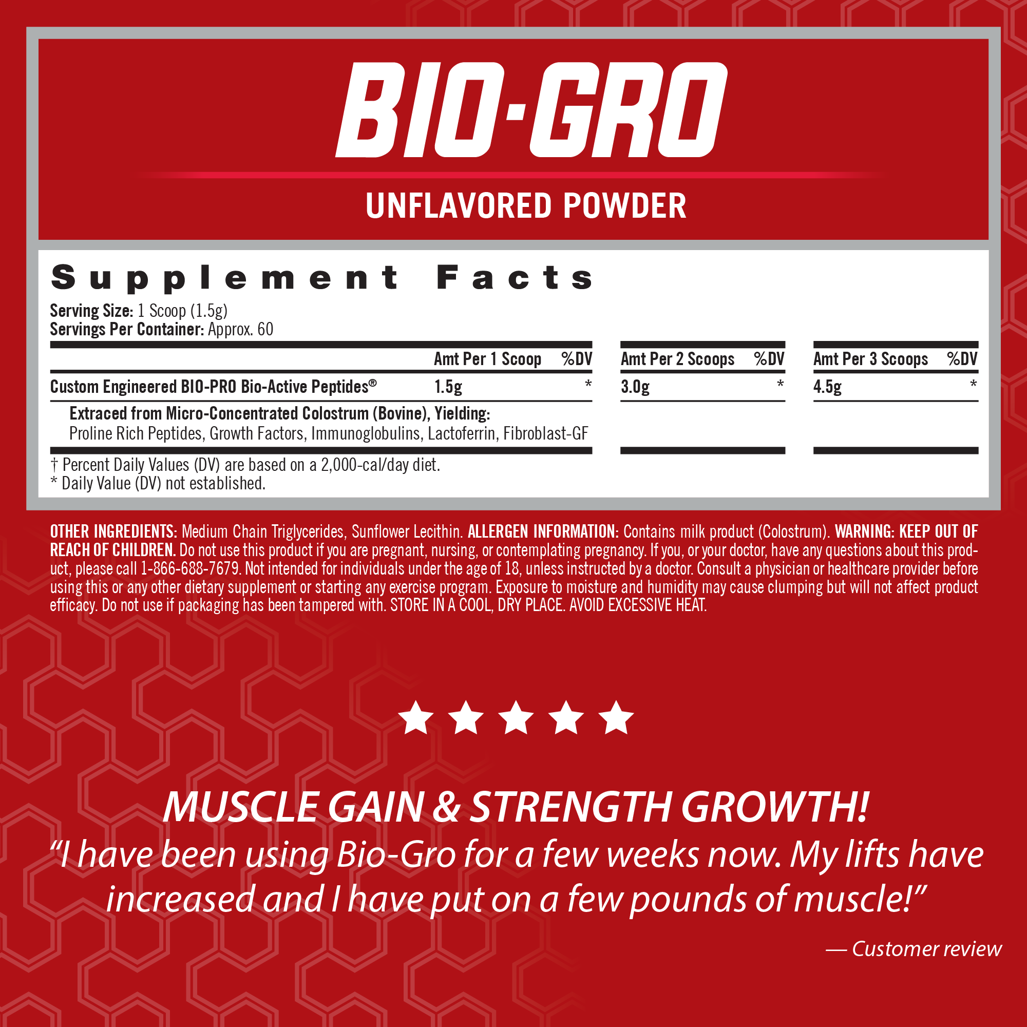 BIO-GRO™ Protein Synthesis Amplifier (Unflavored)