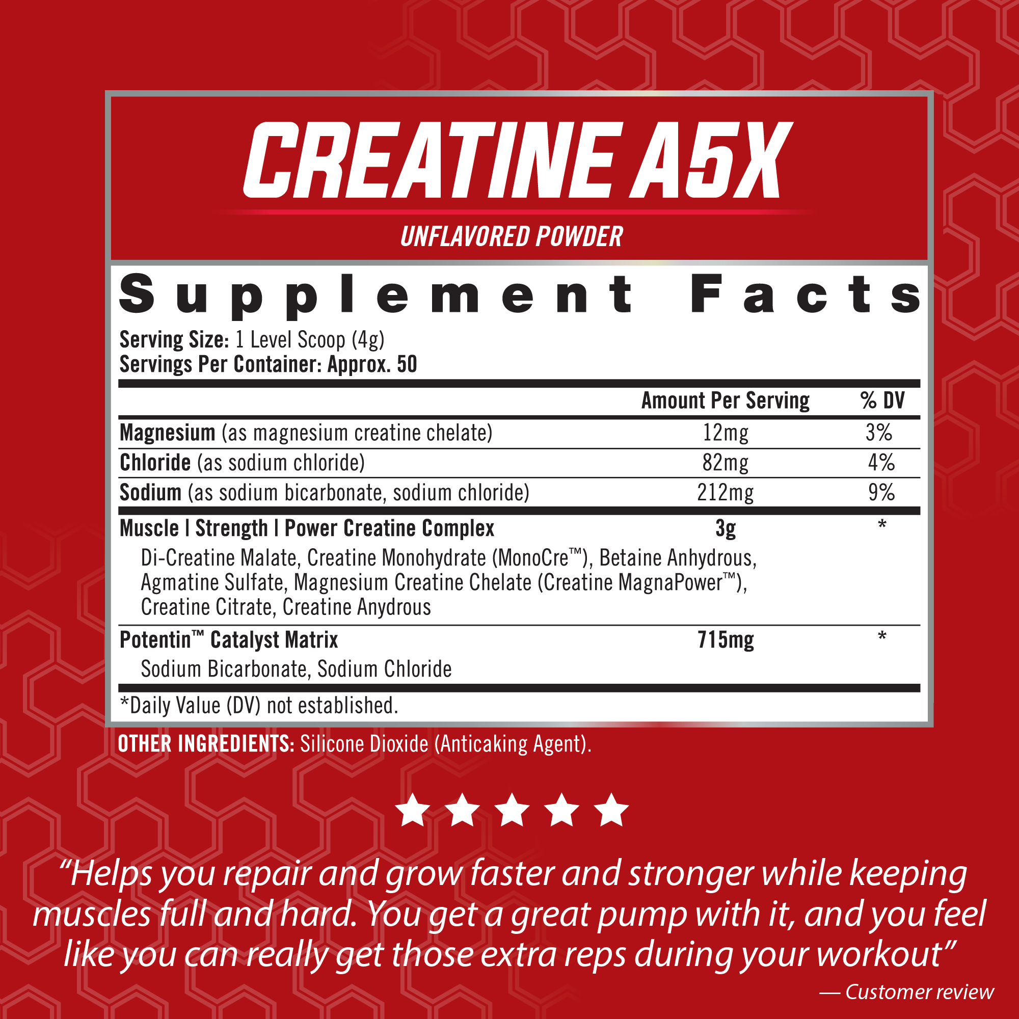 CREATINE A5X™ Advanced 5-Phase Creatine Powder