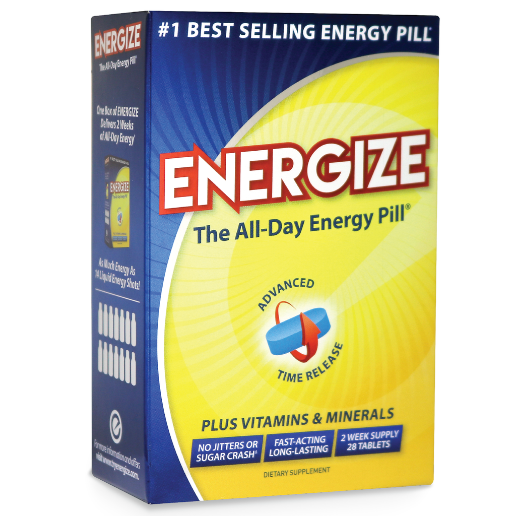 ENERGIZE™ Energy Pills - All Day Energy (28 Count)