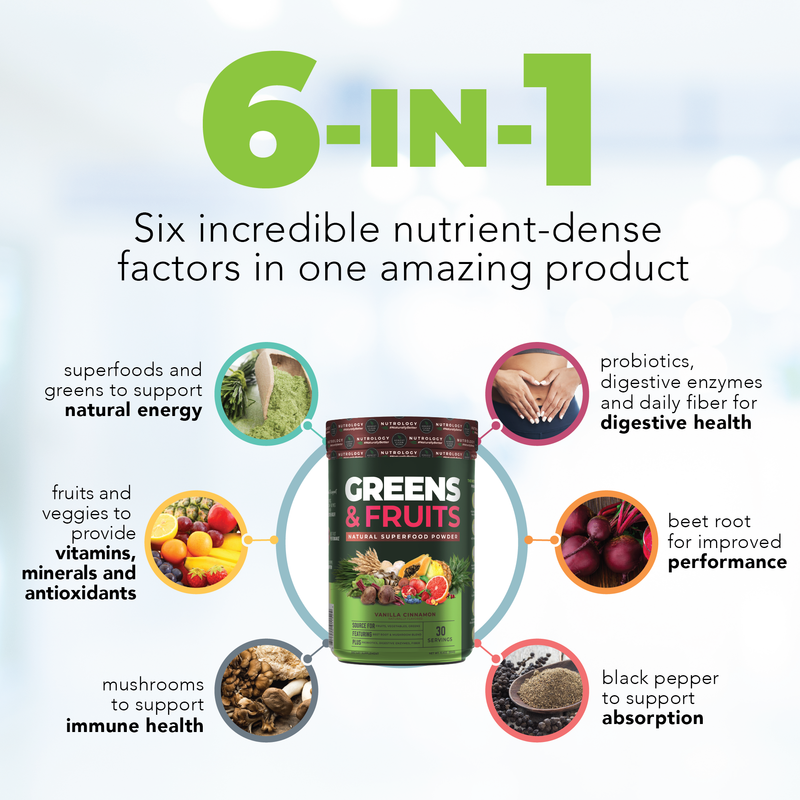 GREENS & FRUITS - Natural Superfood Powder