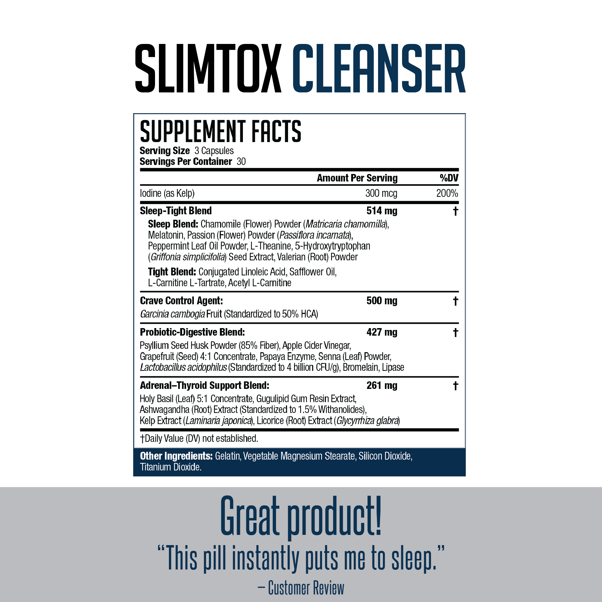 Slim-Tox Maximum Fat Loss Support